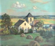 Wenz Frederic Huile sur toile Paysage 65x54cm.JPG